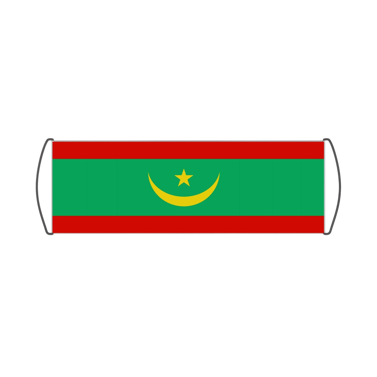 Bannière de défilement Drapeau de la Mauritanie - Pixelforma 