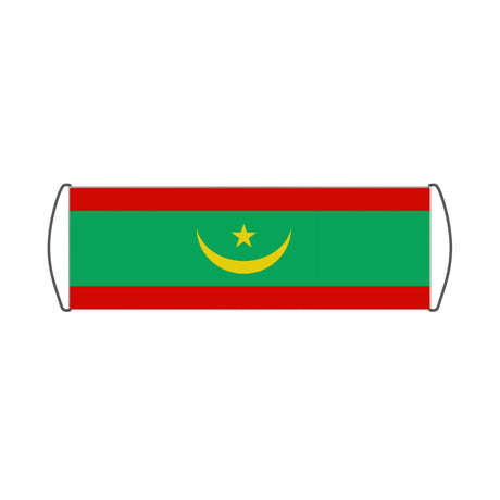 Bannière de défilement Drapeau de la Mauritanie - Pixelforma 