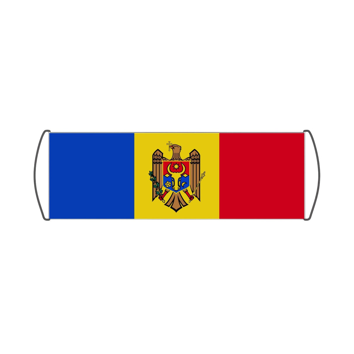 Bannière de défilement Drapeau de la Moldavie - Pixelforma 