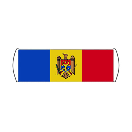 Bannière de défilement Drapeau de la Moldavie - Pixelforma 