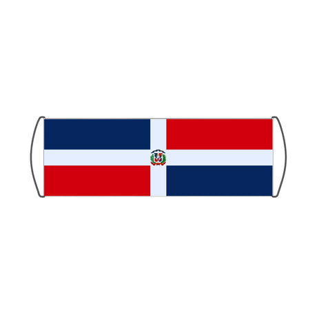 Bannière de défilement Drapeau de la République dominicaine - Pixelforma 