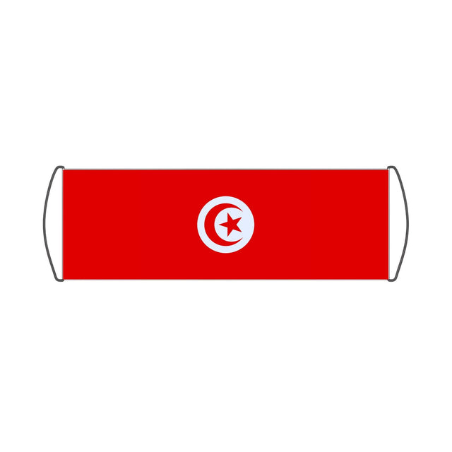 Bannière de défilement Drapeau de la Tunisie - Pixelforma 