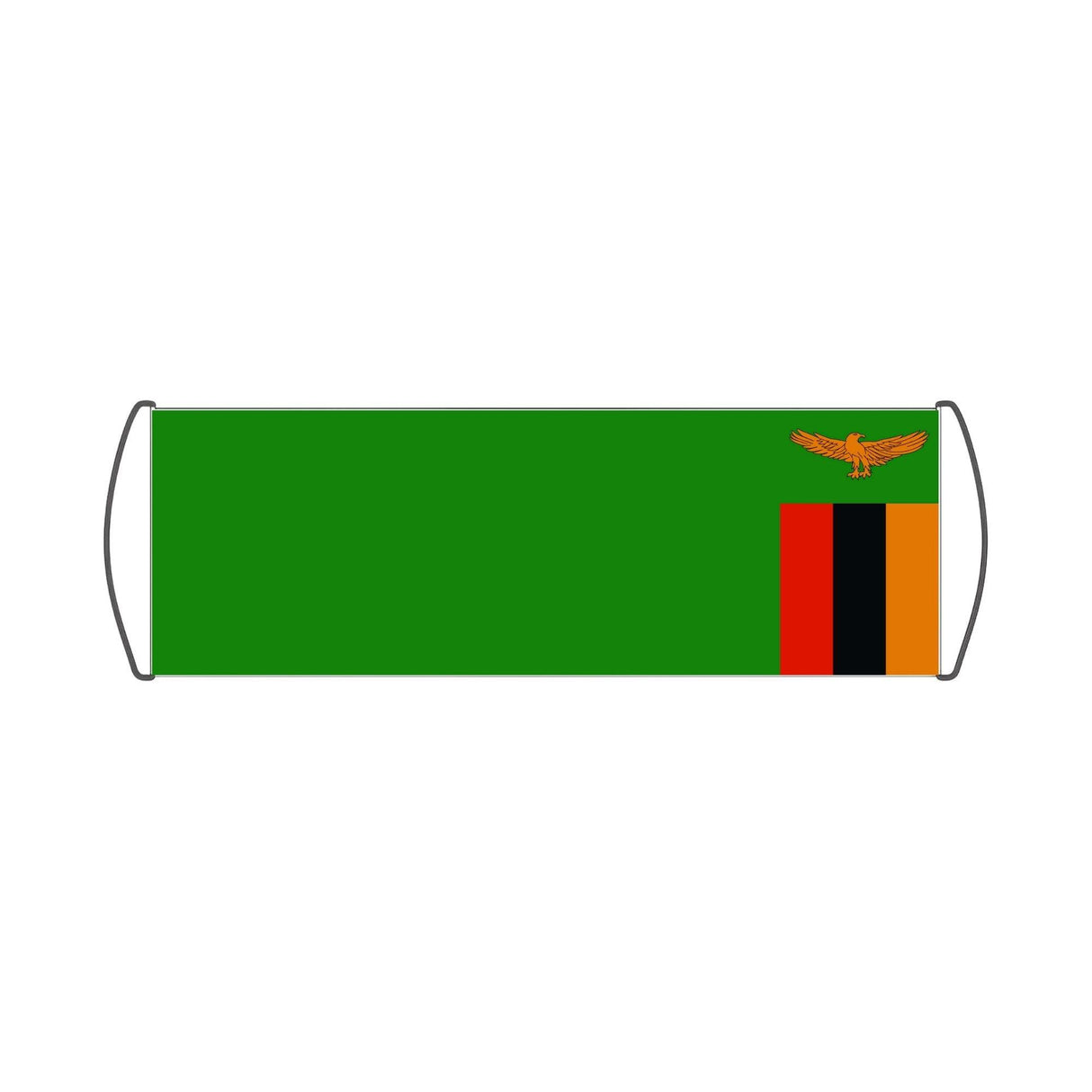 Bannière de défilement Drapeau de la Zambie - Pixelforma 