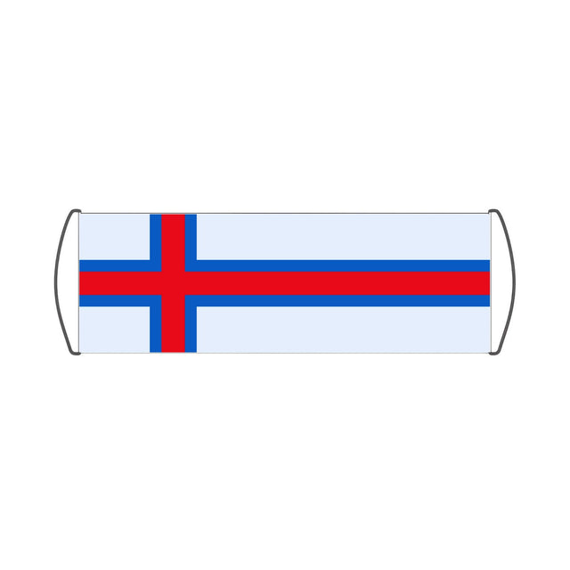 Bannière de défilement Drapeau des îles Féroé - Pixelforma 