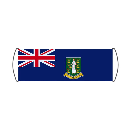 Bannière de défilement Drapeau des îles Vierges britanniques - Pixelforma 