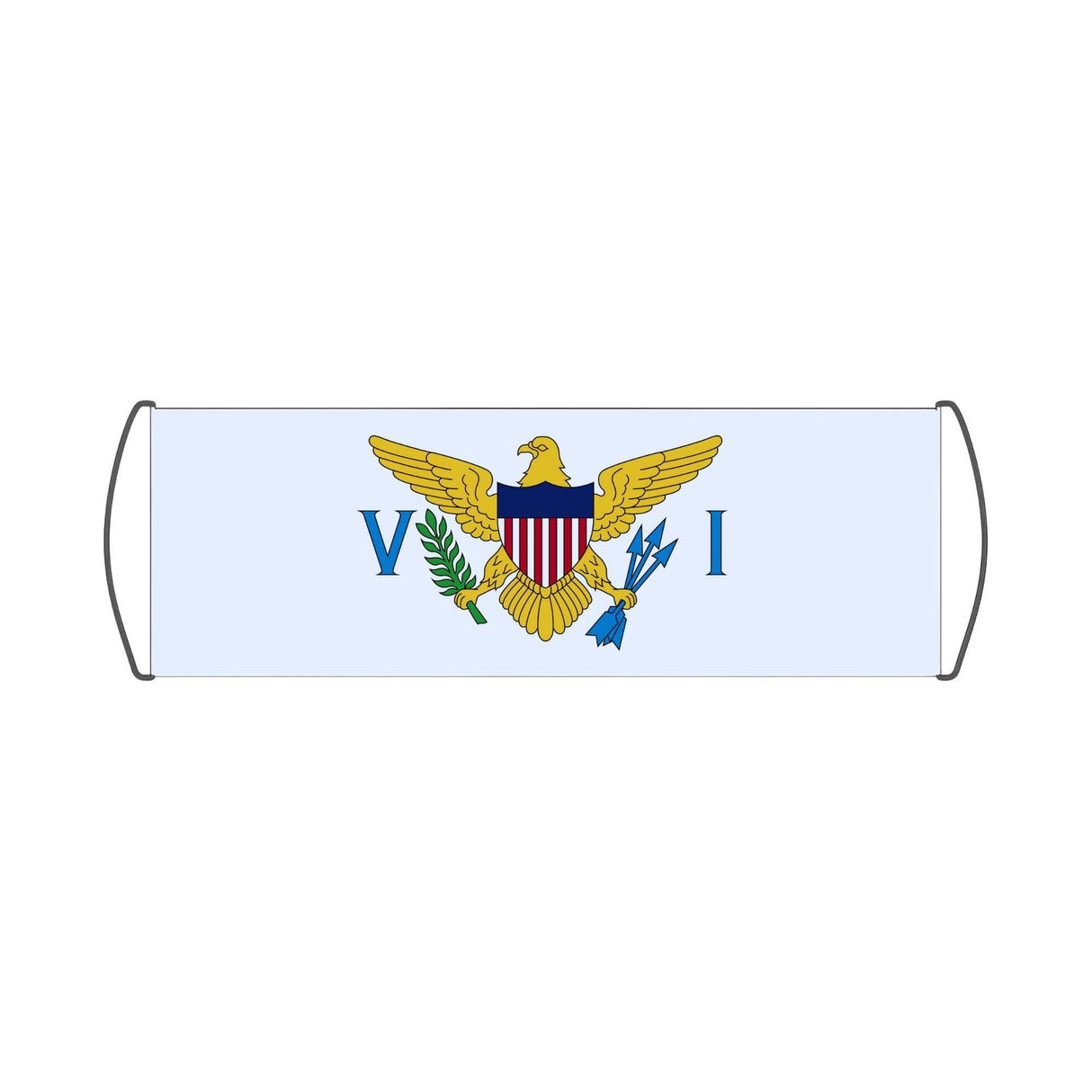 Bannière de défilement Drapeau des Îles Vierges des États-Unis - Pixelforma 