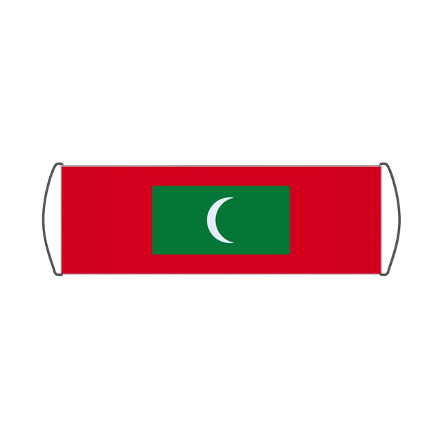 Bannière de défilement Drapeau des Maldives - Pixelforma 