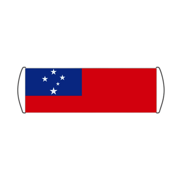 Bannière de défilement Drapeau des Samoa - Pixelforma 