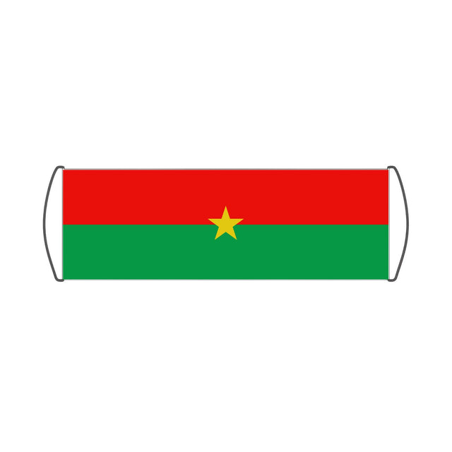 Bannière de défilement Drapeau du Burkina Faso - Pixelforma 