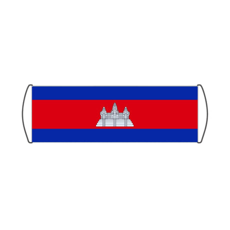 Bannière de défilement Drapeau du Cambodge - Pixelforma 