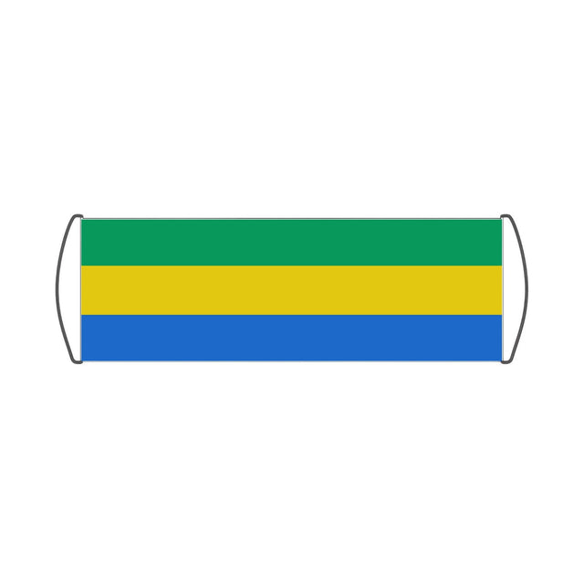 Bannière de défilement Drapeau du Gabon - Pixelforma 