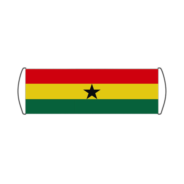 Bannière de défilement Drapeau du Ghana - Pixelforma 