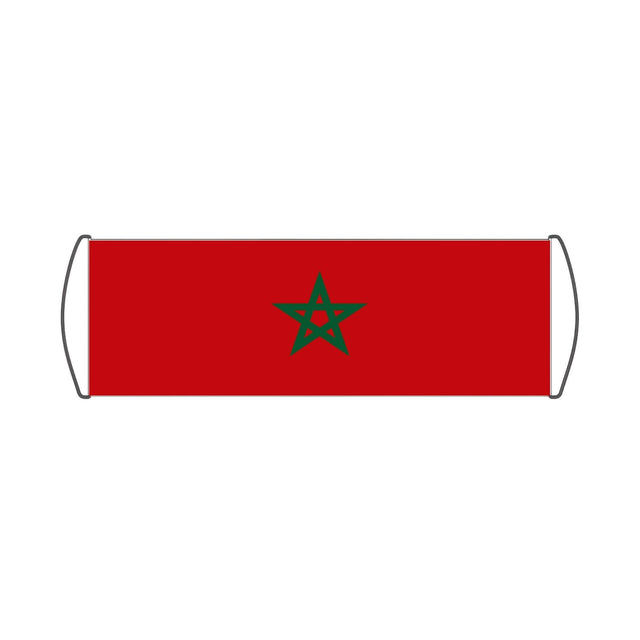 Bannière de défilement Drapeau du Maroc - Pixelforma 