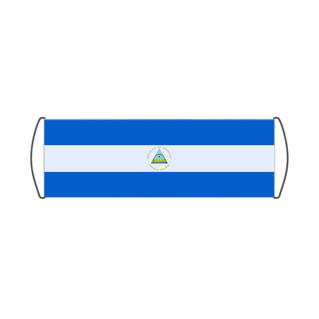 Bannière de défilement Drapeau du Nicaragua - Pixelforma 