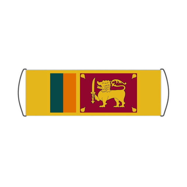 Bannière de défilement Drapeau du Sri Lanka - Pixelforma 