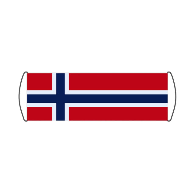 Bannière de défilement Drapeau du Svalbard et de Jan Mayen - Pixelforma 