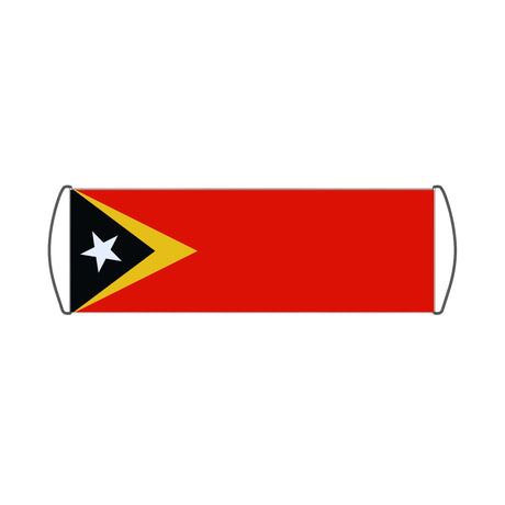 Bannière de défilement Drapeau du Timor oriental - Pixelforma 