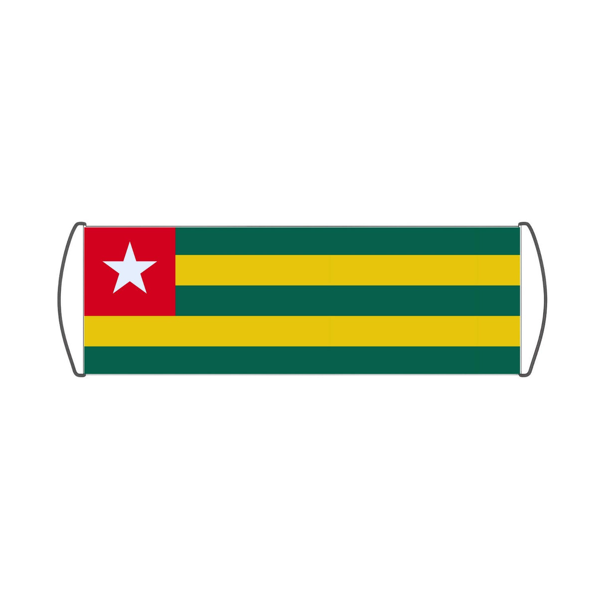Bannière de défilement Drapeau du Togo - Pixelforma 