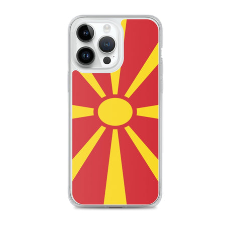 Coque de Télephone Drapeau de la Macédoine du Nord - Pixelforma 