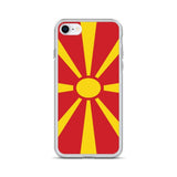 Coque de Télephone Drapeau de la Macédoine du Nord - Pixelforma 
