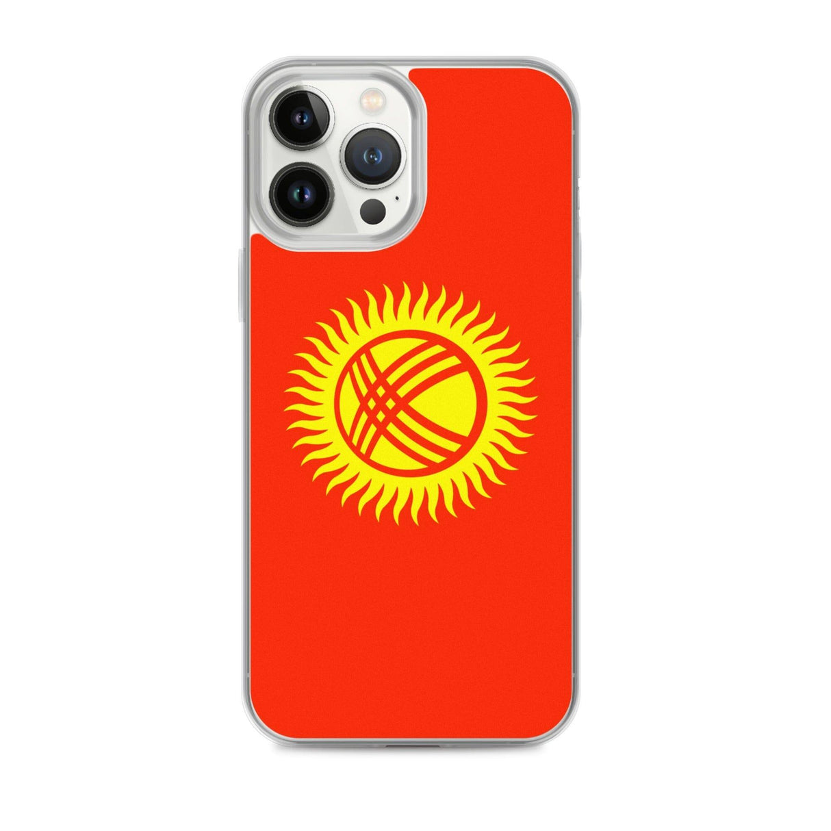 Coque de Télephone Drapeau du Kirghizistan - Pixelforma 