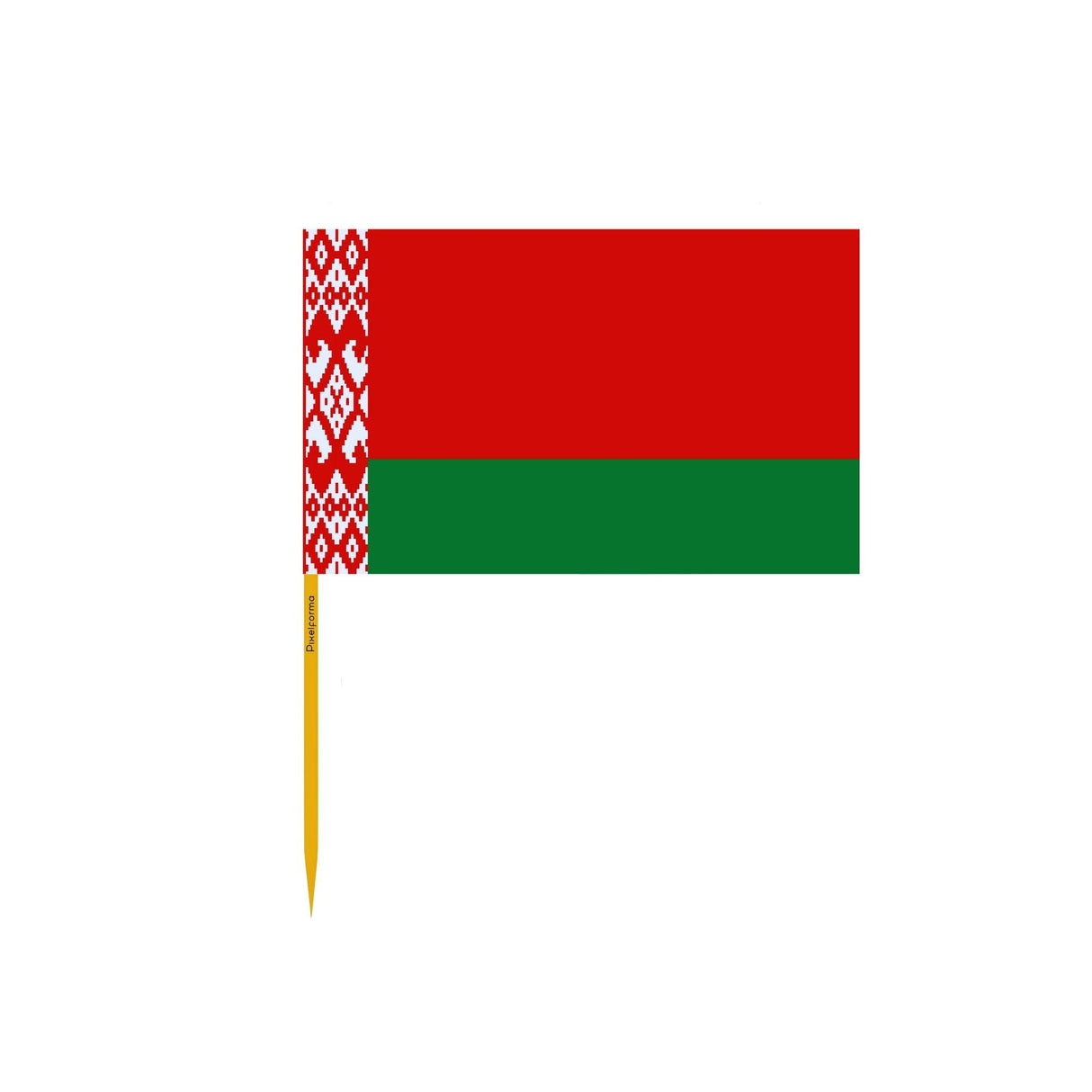 Cure-dents Drapeau de la Biélorussie en plusieurs tailles - Pixelforma 