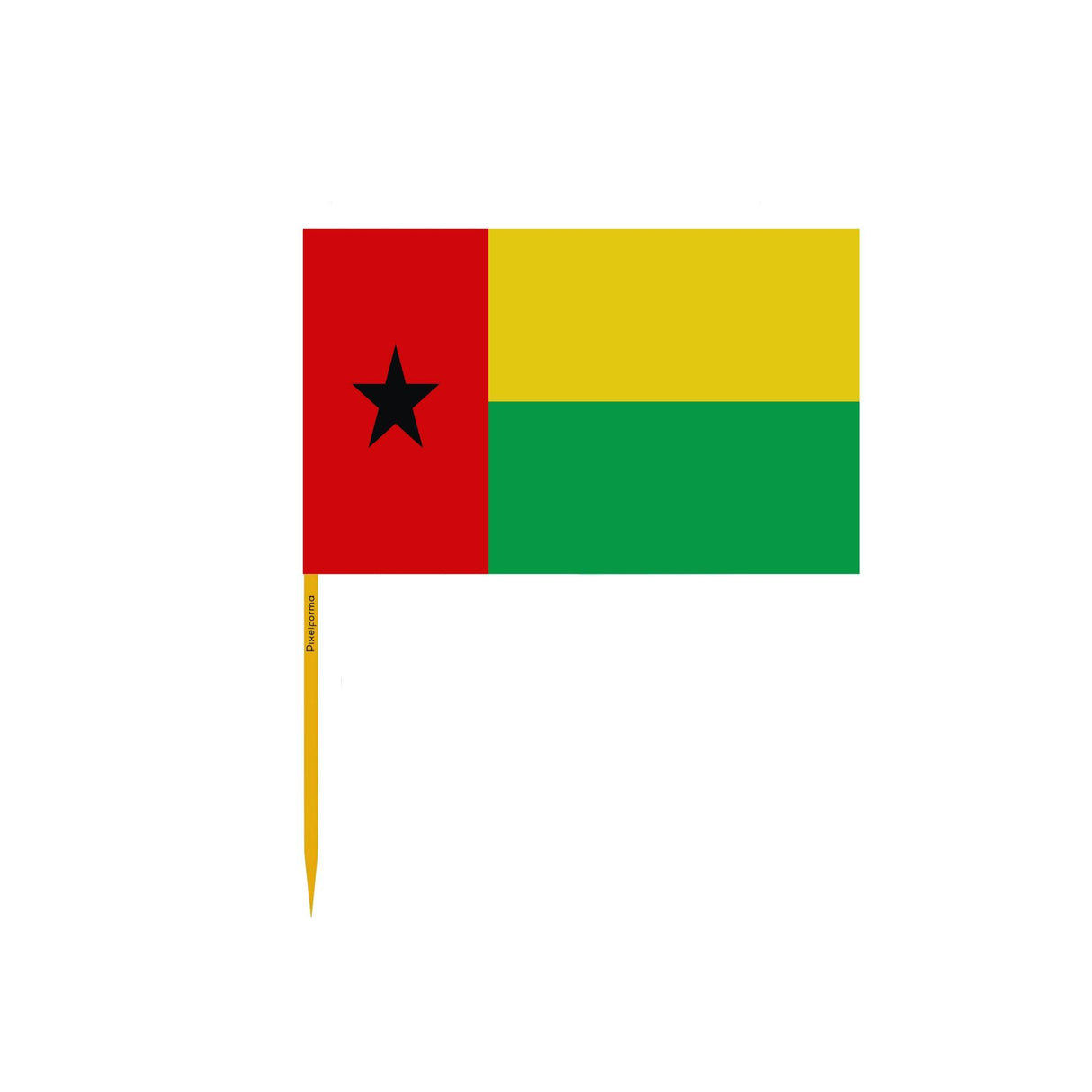 Cure-dents Drapeau de la Guinée-Bissau en plusieurs tailles - Pixelforma 