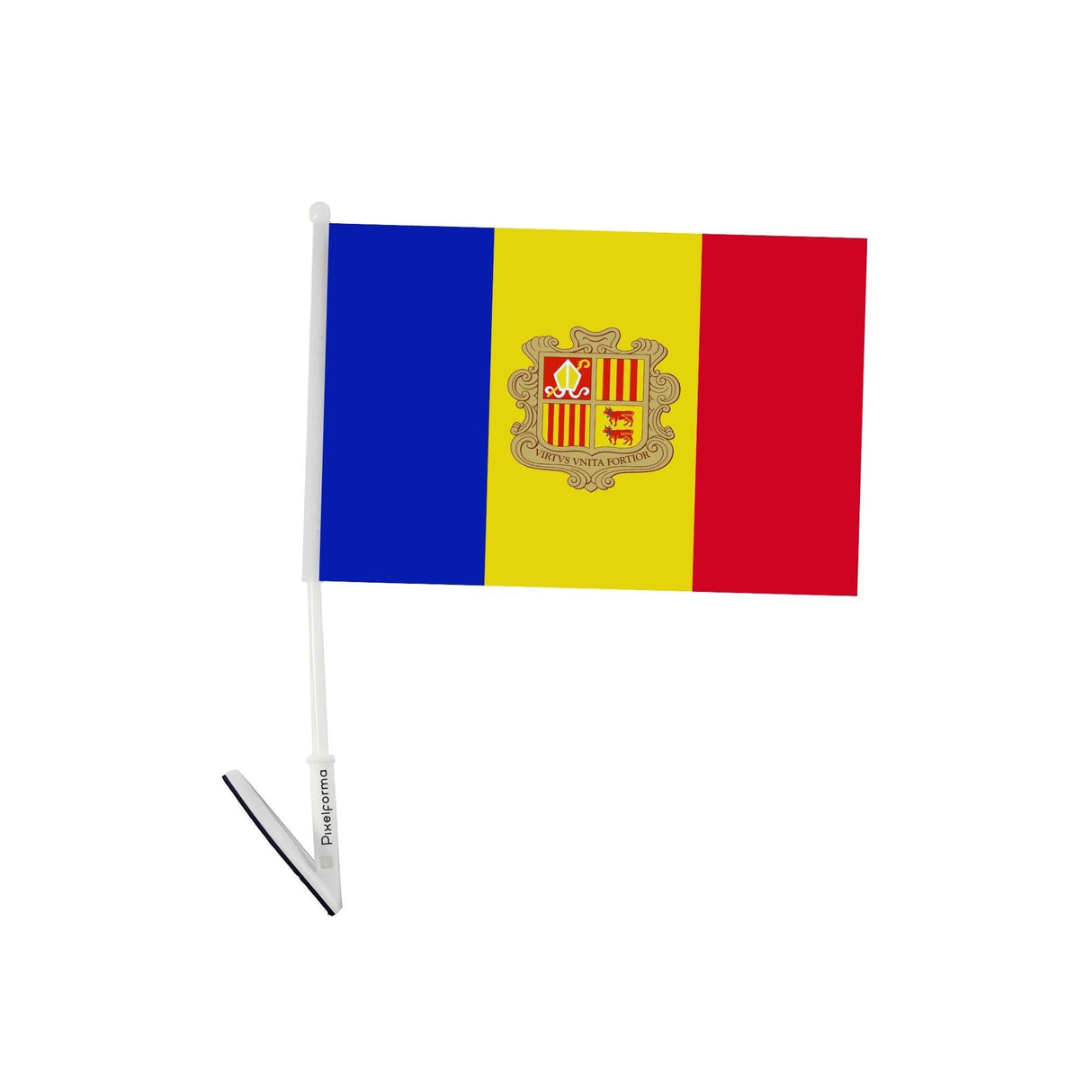 Drapeau adhésif d'Andorre - Pixelforma 