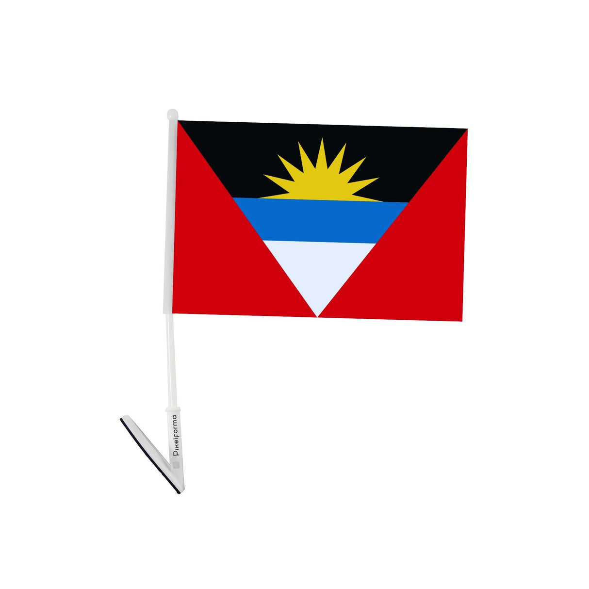 Drapeau adhésif d'Antigua-et-Barbuda - Pixelforma 