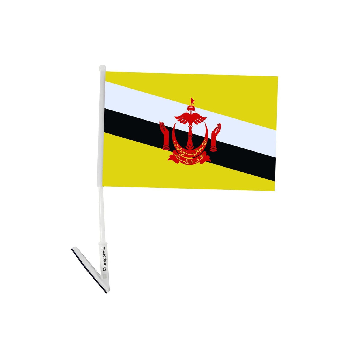 Drapeau adhésif de Brunei - Pixelforma 