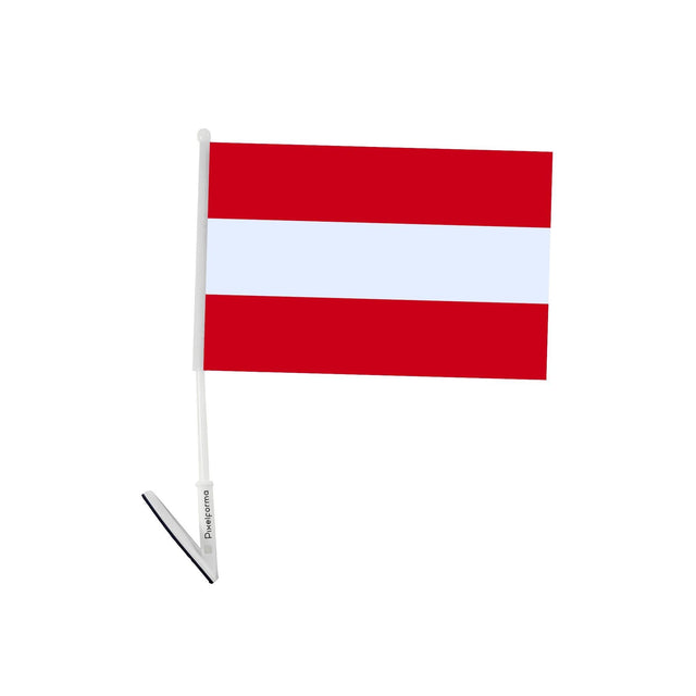 Drapeau adhésif de l'Autriche officiel - Pixelforma 
