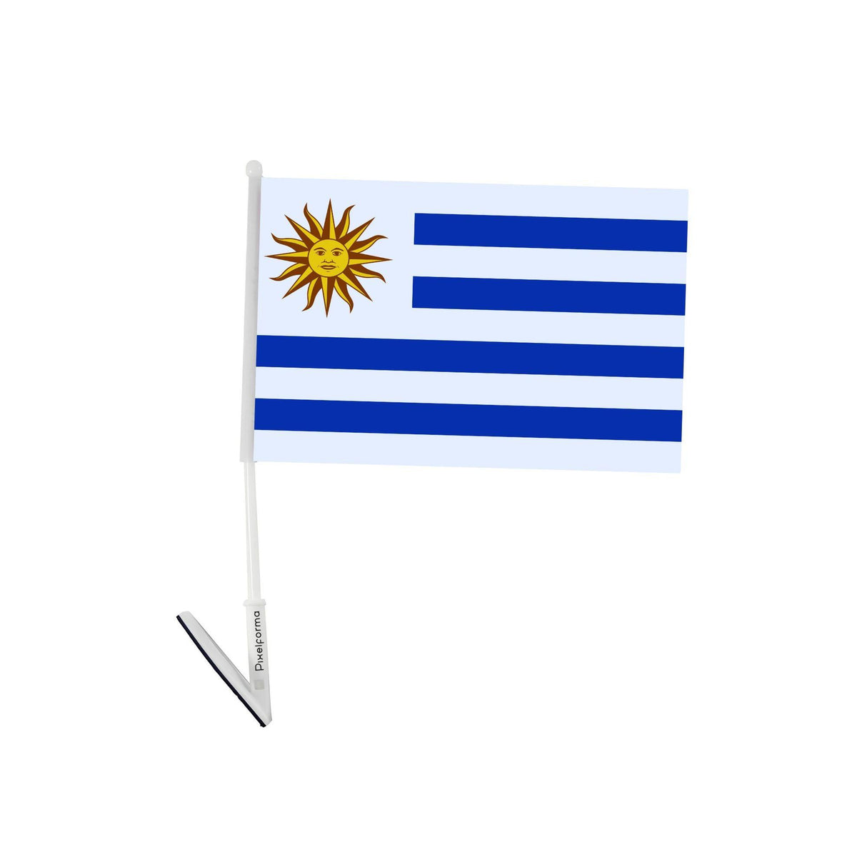 Drapeau adhésif de l'Uruguay - Pixelforma 