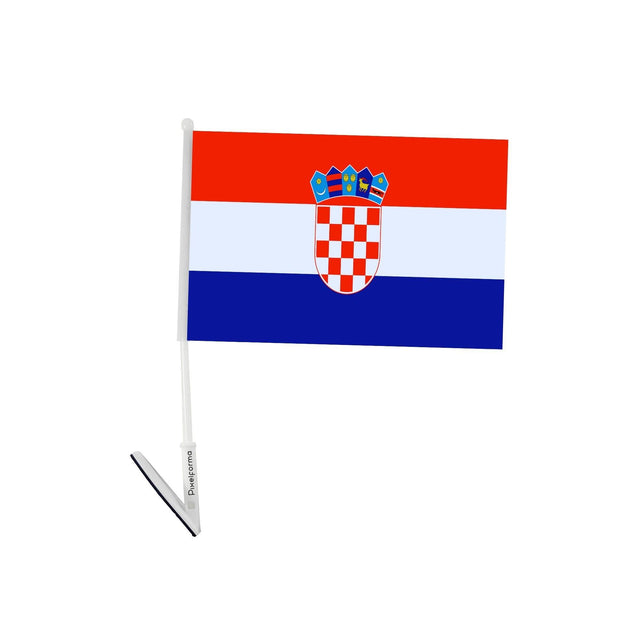 Drapeau adhésif de la Croatie - Pixelforma 