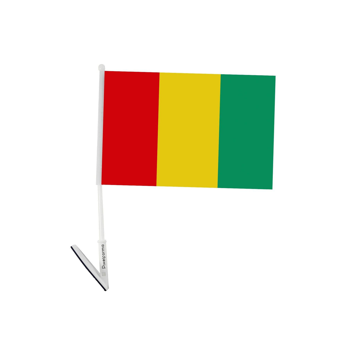 Drapeau adhésif de la Guinée - Pixelforma 