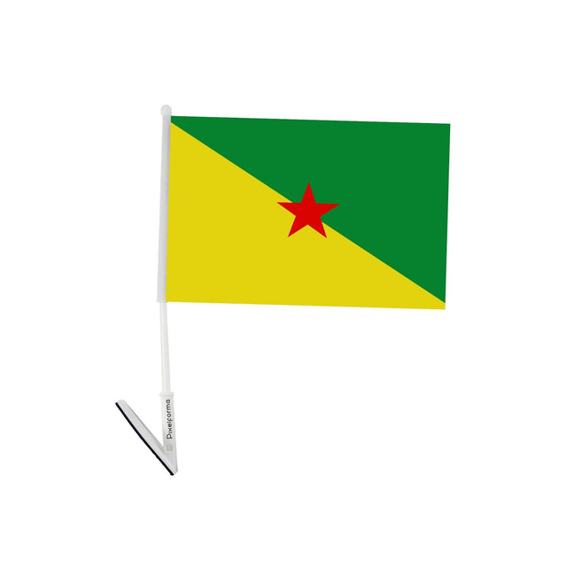 Drapeau adhésif de la Guyane - Pixelforma 