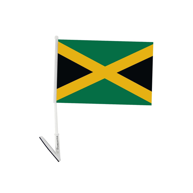 Drapeau adhésif de la Jamaïque - Pixelforma 