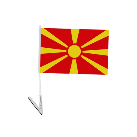 Drapeau adhésif de la Macédoine du Nord - Pixelforma 