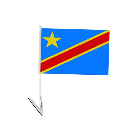 Drapeau adhésif de la république démocratique du Congo - Pixelforma 