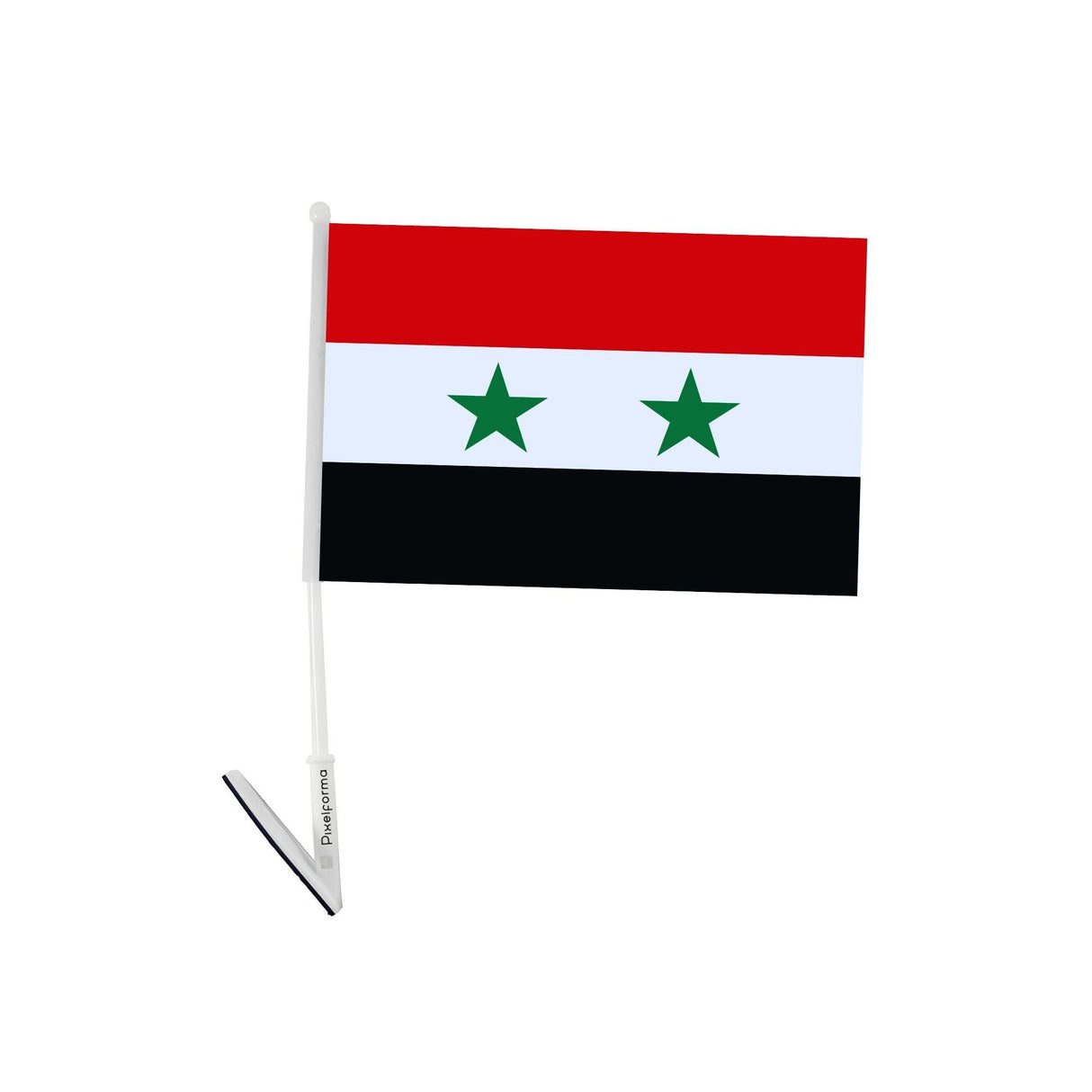 Drapeau adhésif de la Syrie - Pixelforma 