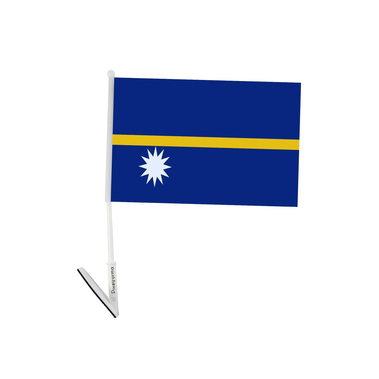 Drapeau adhésif de Nauru - Pixelforma 