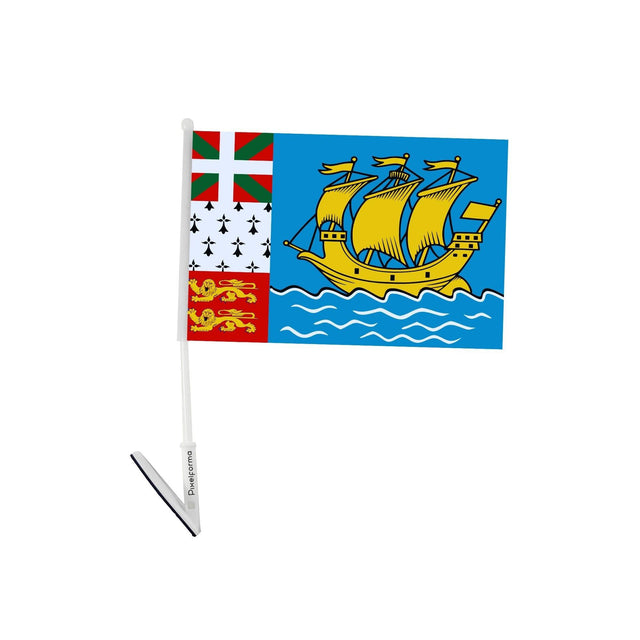 Drapeau adhésif de Saint-Pierre-et-Miquelon - Pixelforma 