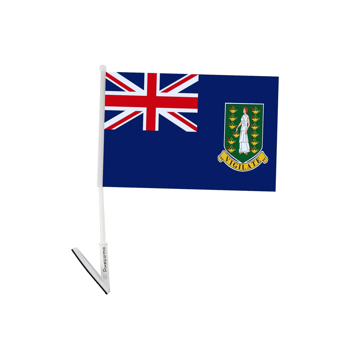 Drapeau adhésif des îles Vierges britanniques - Pixelforma 