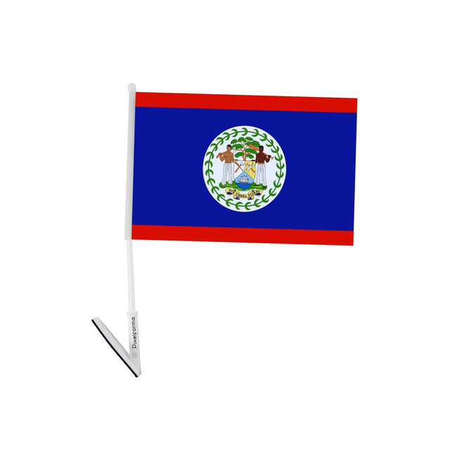 Drapeau adhésif du Belize - Pixelforma 