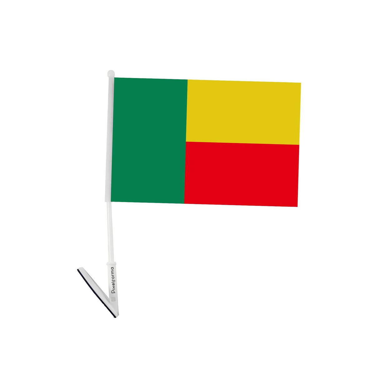 Drapeau adhésif du Bénin - Pixelforma 