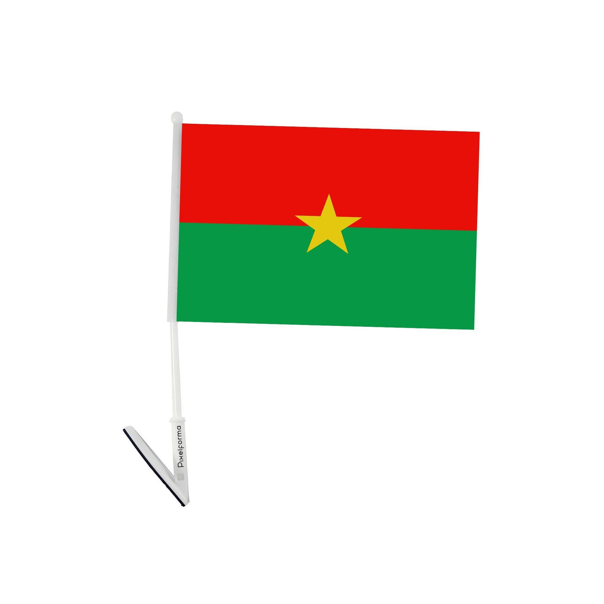 Drapeau adhésif du Burkina Faso - Pixelforma 