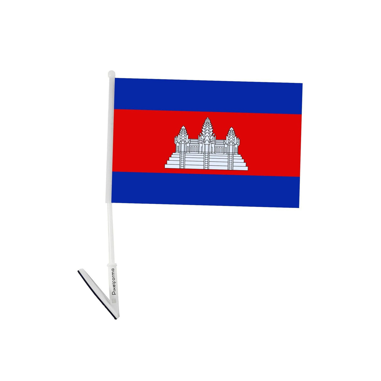 Drapeau adhésif du Cambodge - Pixelforma 