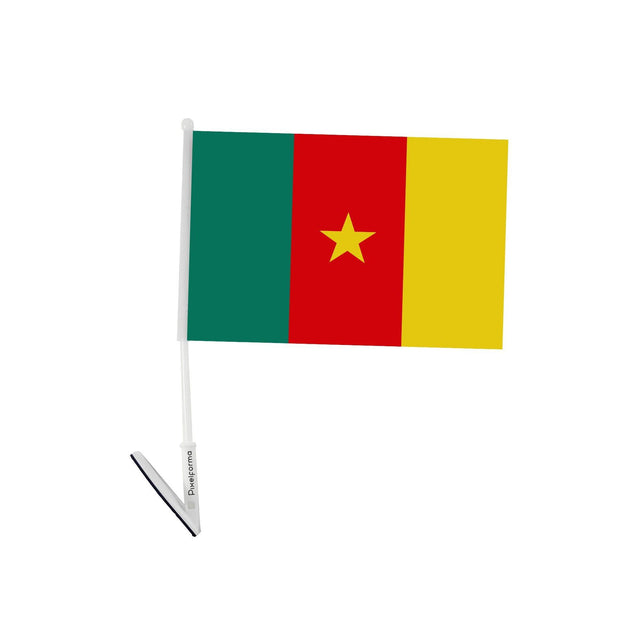 Drapeau adhésif du Cameroun - Pixelforma 