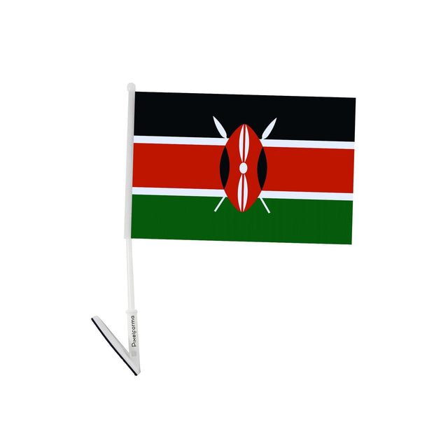 Drapeau adhésif du Kenya - Pixelforma 