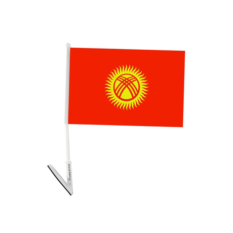 Drapeau adhésif du Kirghizistan - Pixelforma 