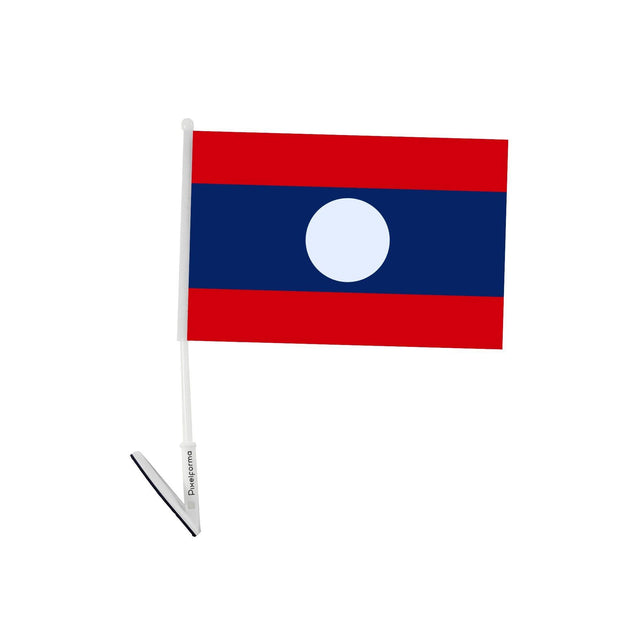 Drapeau adhésif du Laos - Pixelforma 